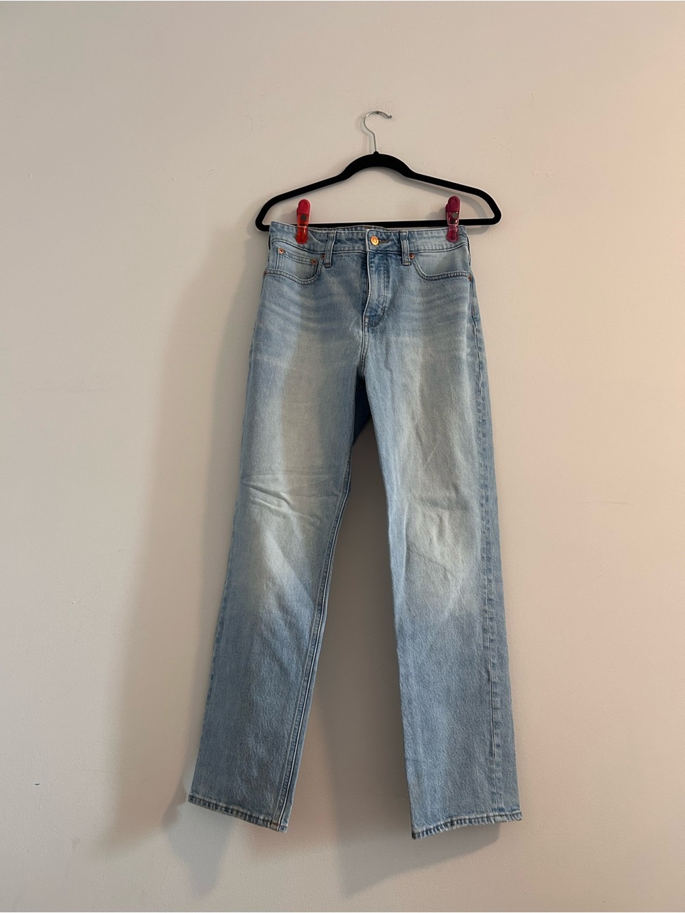 J. Crew Women's Light Blue Straight Leg Jeans